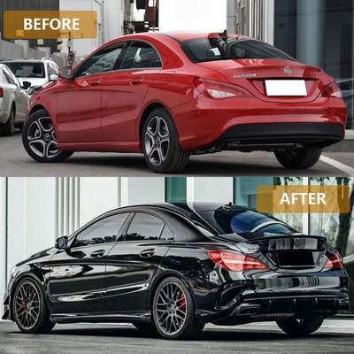 バックスポイラー 2013-2019 フォーメルセデス・ベンツ CLA W117 カースポイラー ベンツ ボディキット アクセサリー