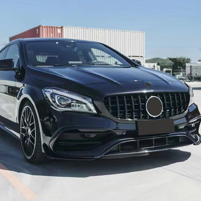 メルセデスベンツW117をCLA GTスタイル フロントバンパーグリル 2013-2019でアップグレード