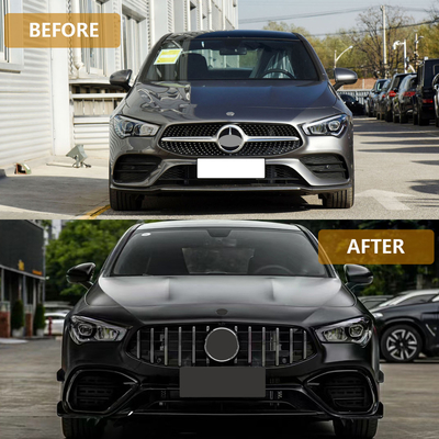 メルセデス・ベンツ W118 CLA GT スタイルのカーボディキット 2020-2024 改造されたフロントバンパーグリル