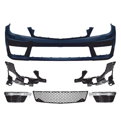 OEM Yes フロントバンパーキット カーフェイスリフト ボディキット アップグレード AMG Mercedes-Benz C-Class W204 2011-2014