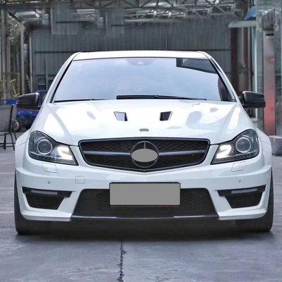 OEM Yes フロントバンパーキット カーフェイスリフト ボディキット アップグレード AMG Mercedes-Benz C-Class W204 2011-2014