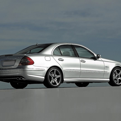 オーダーメイドロゴ受付 メルセデス・ベンツ E-CLASS W211 カーサイドスカート 直接変更