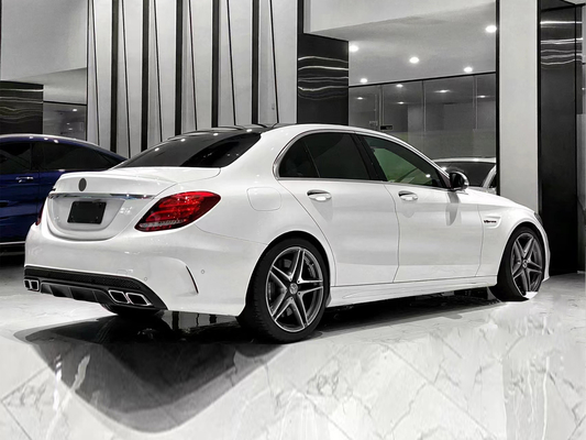 自動車アクセサリー カーサイドスカート ベンツC 改造 C63 AMGスタイル 2015-2018 ボディキット