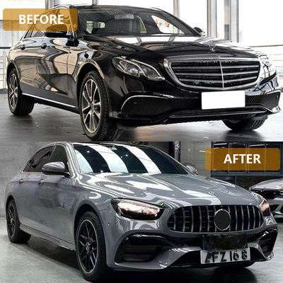 EクラスW213 2016-AMG 21-23 ボディキット カーバンパー フロント リップ リア ディフューザー エグザスト チップ サイドスカート ベンツ