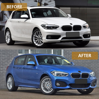 BMW 1シリーズ F20 15-18 MT スタイルのアップグレード 2010年のサイドスカートフェンダー